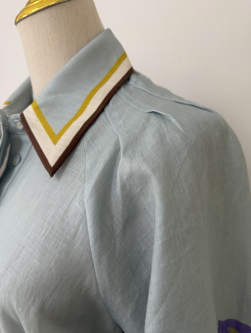 ALEMAIS Alfie Linen Midi Shirt Dress - Picture 10 of 15